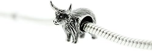 HIGHLAND COW SILVER KEEPSAKE BEAD CHARM 9839 - Image 3