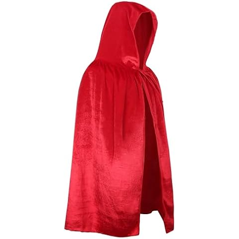 VOGRYE Kids Costumes Capes Cloak with Hood for Halloween Party 3-18 Years Cover