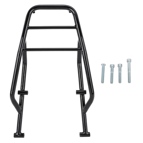 FUZHUI Rear Luggage Rack for Meteor 350 2021 2023, High Strength Metal Construction, Black Powder Coated, Easy Installation, Enhanced Storage Space, Seamless Integration
