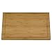 WMF Schneidebrett Bambus natur, 45 x 30 x 1,9 cm, Schneidebrett Holz, Bambus Brett, Holzbrett groß - Tranchierbrett mit Saftrille - Küchenbrett klingenschonend