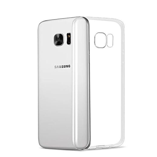E-Hamii skal för Samsung Galaxy S6, mobilskal transparent TPU fodral fodral, överlägset silikonskyddsskal, stötdämpare och repskydd, lätt, ekonomiskt och praktiskt