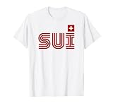 Switzerland Flag Retro International Country Swiss Pride T-Shirt