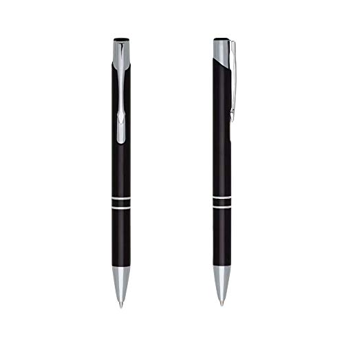 Carteira Masculina em Couro com Porta Cartões Removível + Caneta Executiva em Metal