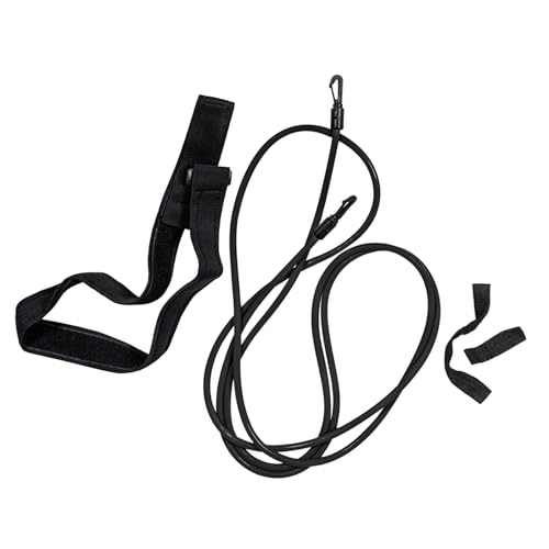 Alipis Schwimmwiderstandsband Schwarz Elastischer Trainingsgürtel Statisches Schwimmen Für Erwachsene Fitness Aquajogging Effizientes Widerstandstraining