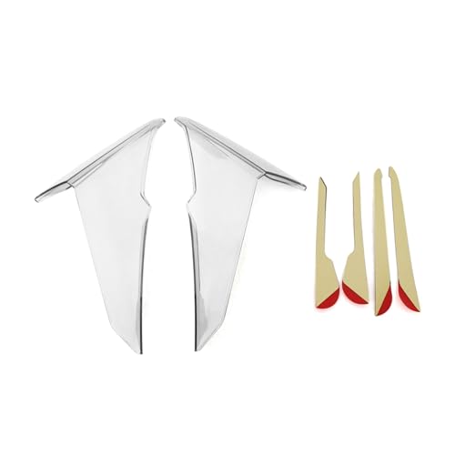 Déflecteur de vent ADV350 aileron latéral fixe transparent réduction turbulences