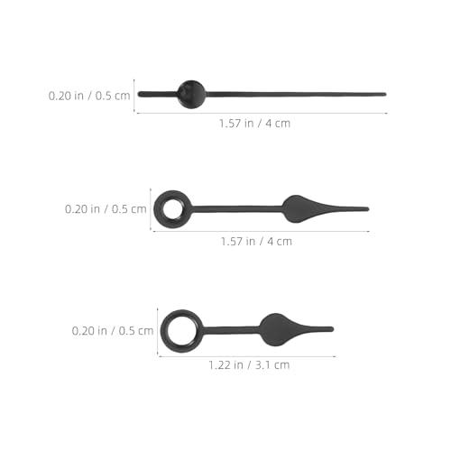 TIDTALEO 時計モーター交換キット 電池式ムーブメント 静音時計針DIYセット ロングシャフト対応 1Set