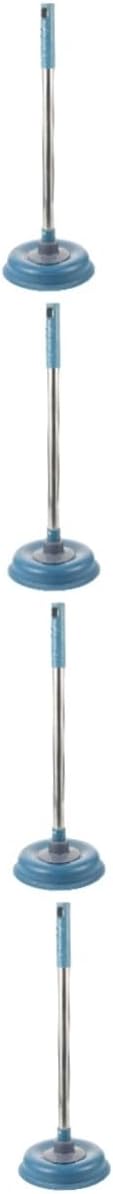 3pcs Household Toilet Plunger Heavy Duty Cleaning Tool for Unclogging Drains Bathrooms and Kitchens Long Handle Design for Quick Drainage for Home and Office Use