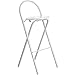 ZCXBHD Klappbarer Barhocker Barhocker Barstuhl Moderner Schmiedeeisen-Hochhocker Für Den Garten Oder Den Innenhaushalt,White