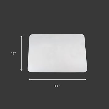 Artistic Krystal View Clear Antimicrobial Desk Pad Organizer, Non-Stick Mat Protects from Nicks, Scratches, Scuffs and Spills, 17 x 22