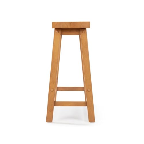Image of Boraam Sonoma Counter Height Backless Bench - Honey Oak Finish