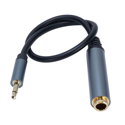 Cable Extensión Audio 6.35mm Hembra a 3.5mm Macho miniatura 2