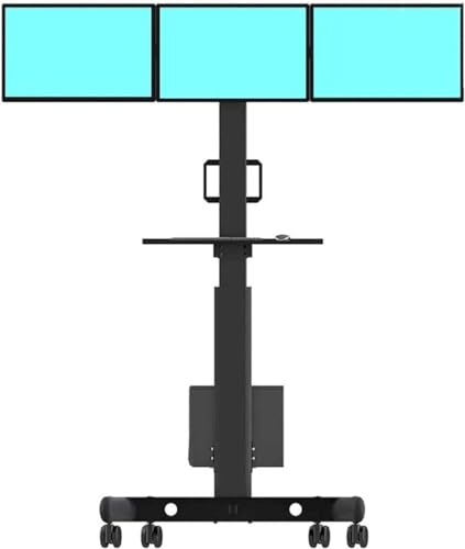 Soporte movil para TV con ruedas y ajuste miniatura 1