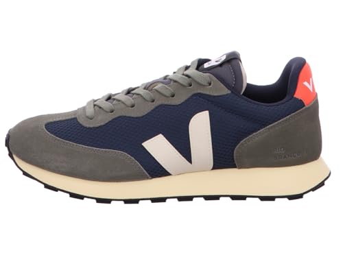 Image of VEJA Men's Rio Branco II Sneaker, Nautico /Pierre /Orange, 11.5