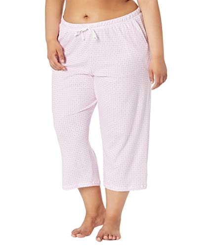 Image of Karen Neuburger Women's [Plus Size] Short Sleeve Girlfriend Capri Pajama Set