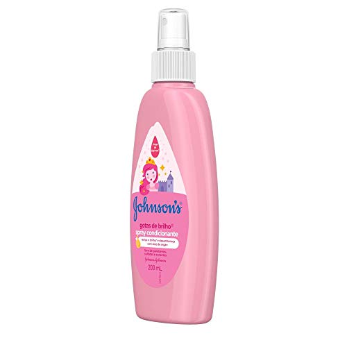 Spray de cabelos Infantil gotas de Brilho, Johnson's, 200ml, Branco