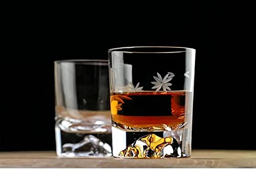 Set 6 Vasos Mt. Fuji de Vidrio para Whisky miniatura 4