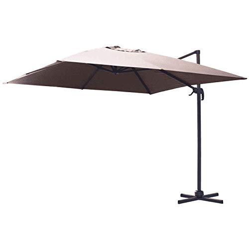 Uniprodo Sombrilla Tipo Semaforo Parasol Colgante Uni Umbrella Sq250bl Pantalla Cuadrada 250 X 250 Cm Inclinable Color Azul Jardin Muebles Y Accesorios De Jardin
