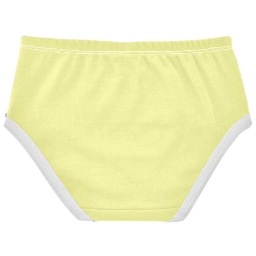Joisal Girls Underwear Toddler 2t Cotton Panties for Girl Stylish Undies Kids Briefs Champagne Yellow2