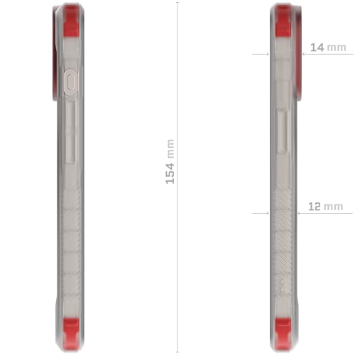 Coque silicone pour iPhone 16e Ghostek Covert transparente antichoc compatible MagSafe - 7
