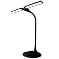 OttLite Pivot LED Desk Lamp – 3 Color Modes, 40-Minute Shut-Off Timer, Adjustable Neck, ClearSun LED, Touch Activated Controls, Gradual Dimmer, for Working, Crafting, Sewing, Studying (Black)