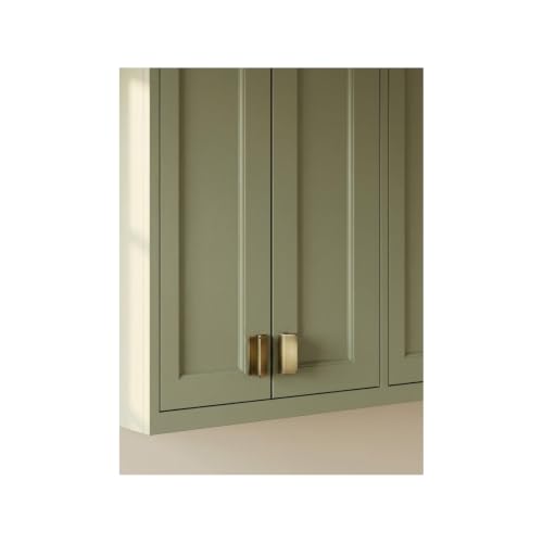 Image of MODIUS Cabinet Knob | Wardrobe & Drawer Knob | Cupboard Knob for Kitchen | Antique Brass Finish | Aluminium Cabinet Hardware | Pack of 2 (MS036253)