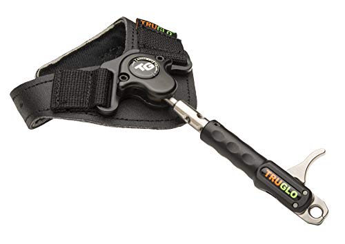 Truglo Nitrus Ultra-Smooth Dual Jaw Archery Release, Black Leather Strap, Side-Lock Connection #TOP12