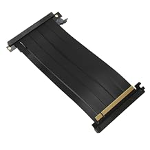 Yosoo Health Gear PCIE4.0 Riser Cable Graphics Card Extension Cable Reverse, High Speed Vertical Mount Gaming PCI Express Ultra PCIE4.0 X16 Riser Cable Shielded for RTX 30 Series Gaming Graphics