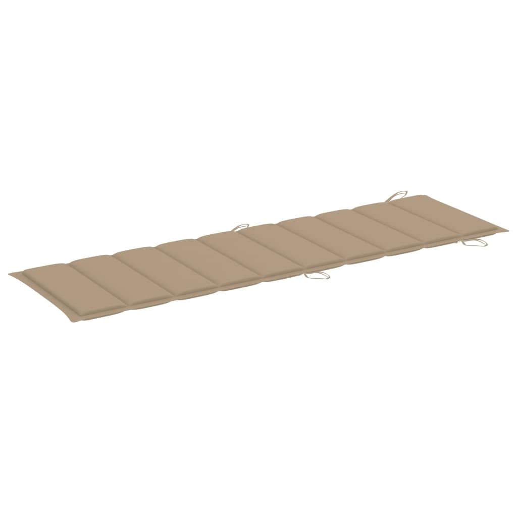 vidaXL 2X Madera Maciza de Acacia Tumbonas con Cojines Hamaca Cama Salón Diván Asiento Piscina Playa Jardín Patio Terraza Balcón Exterior Muebles