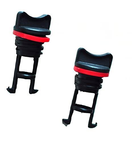 ISURE MARINE 2pcs Boat Replacement Nylon Drain Plug & Gasket for Drain Plug