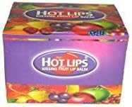 Hot Lips Kissing Fruit Lip Balm , 36 units, 6 flavors of Each