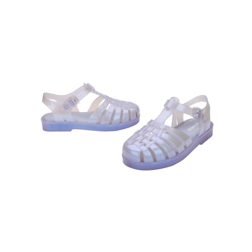 Image of mini melissa Possession Jelly Fisherman Sandal for Toddler and Kids | Iconic Fisherman Jelly Sandal for Toddlers & Girls, Adjustable Buckle, Waterproof, Bubblegum Scent, Play & Dress Shoes