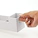 mDesign Juego de 2 cajas clasificadoras con asas para baño – Caja...