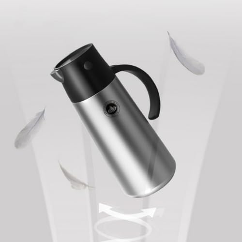 Recipiente de aceite de 750ml con tapa dosificadora automática y diseño de acero 4
