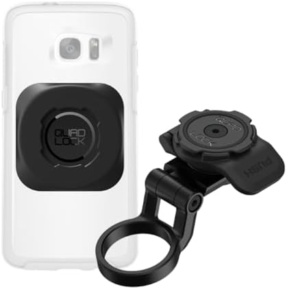 Quad Lock Stem Cap Bike Phone Mount (Adjustable) Kit With Univers...