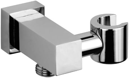 Jewel Faucets 86160 Solid Brass Modern Shower Wall Union with Hand Shower Holder in Chrome