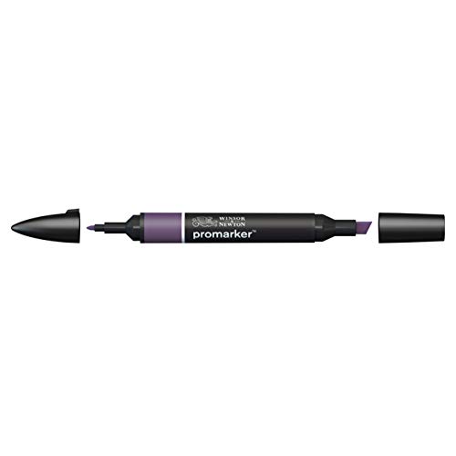 Image of Winsor & Newton Promarker, Alcohol Based Markers, Slate (V715), Double Tipped Drawing Marker Set for Artists, Graphic Designers, Illustrators - Chisel & Fine Twin Tip, Streak Free Coverage
