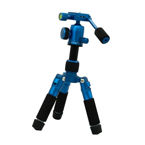 Petit trépied 5 sections Rotation à 360 degrés Aluminium léger pour appareils photo reflex numériques caméscopes vidéo Support de connexion Trépied de voyage