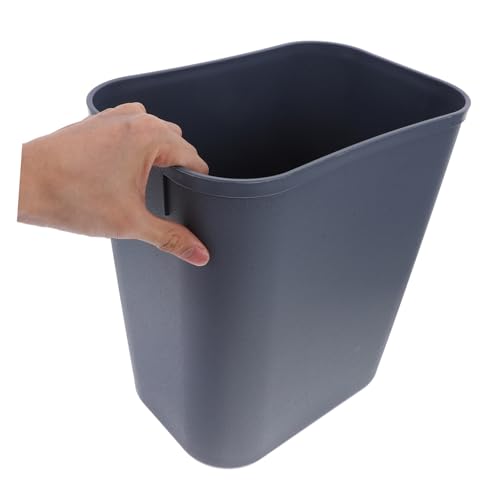 Caneca de basura rectangular de plástico PRETYZOOM miniatura 5