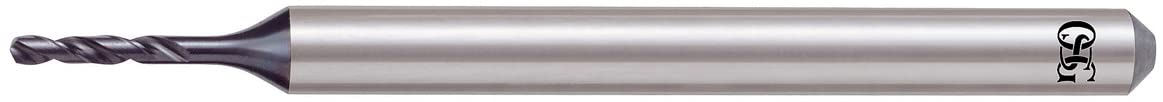オーエスジー 極小径・精密加工用WXコート超硬ドリルスタブ形 直径0.2mm 全長38mm 溝長1.5mm シャンク径3mm WX-MS-GDS 0.2(3300020)