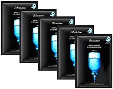 JM solution Water Luminous SOS Sringer Mask Black - 10 sheets