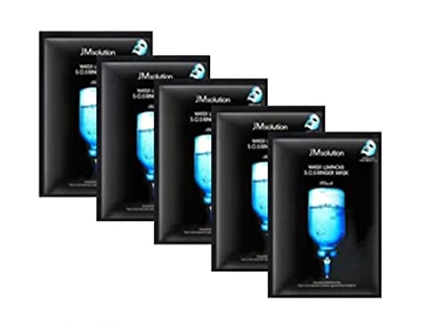 JMsolutionJM Water Luminous SOS Sringer Mask Black - 10 sheets