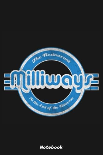 Milliways Notebook: For Girls, Students, Teachers, Staff, Perfect Gift - Lined 6x9 120 Pages College Ruled Notebook