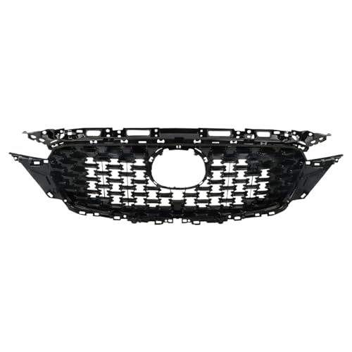 ラジエーターグリル 用 マツダ CX5 CX-5 2022-2024年式 ブラックフロントバンパー メッシュグリルフード レーシング KVJYNALOA