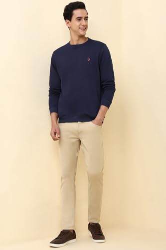 Image of Allen Solly Men's Cotton Crew Neck Sweatshirt