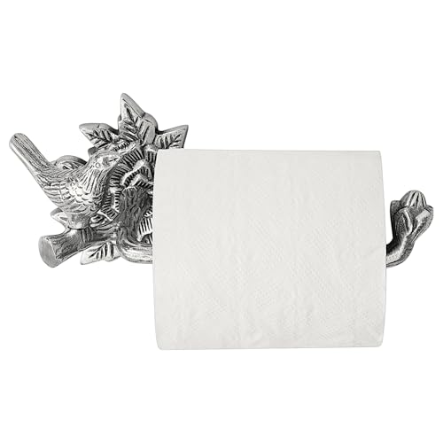 STYLENT Decor Solid Brass Bird Antique Toilet Paper Roll Holder
