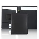 Padfolio Folder Portfolio, Leather Portfolio Storage Clipboard with Cover for Legal Pad Holder Lette