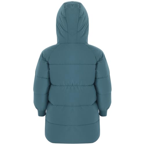 Toddler Boys Girls Hooded Puffer Jackets Lightweight Winter Coats Thick Padded Outerwear Blue 4-5 Years4