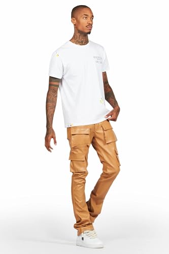 Men's Khaza PU Leather Jean3