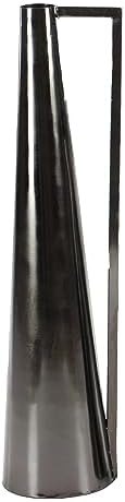 Deco 79 57430 Metal Vase, Black