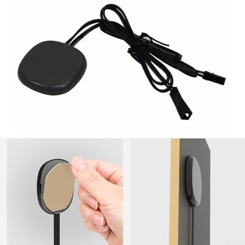 DAZZLEEX Regulador táctil LED invisible penetrante 25 mm 12 V 24 V interruptor sensor oculto sensor de cuerpo humano para armarios, armarios